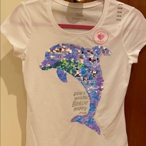Justice size 14/16 girls tshirt NWT